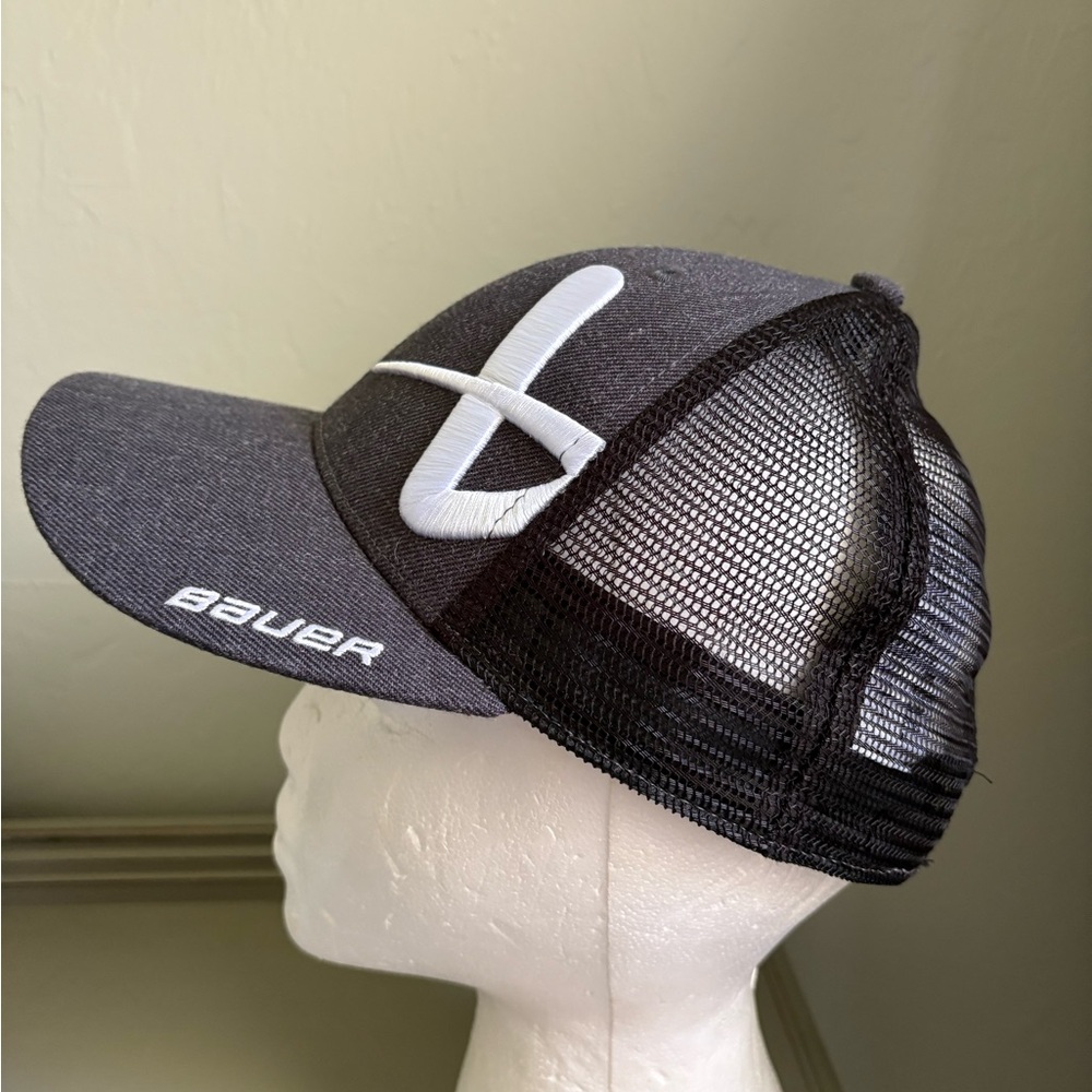 Bauer Hockey Black Mesh Cap NWOT